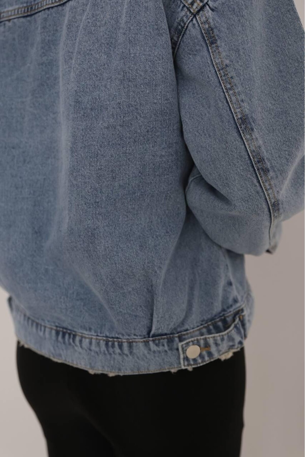 DENİM İÇİ PELUŞ MONT