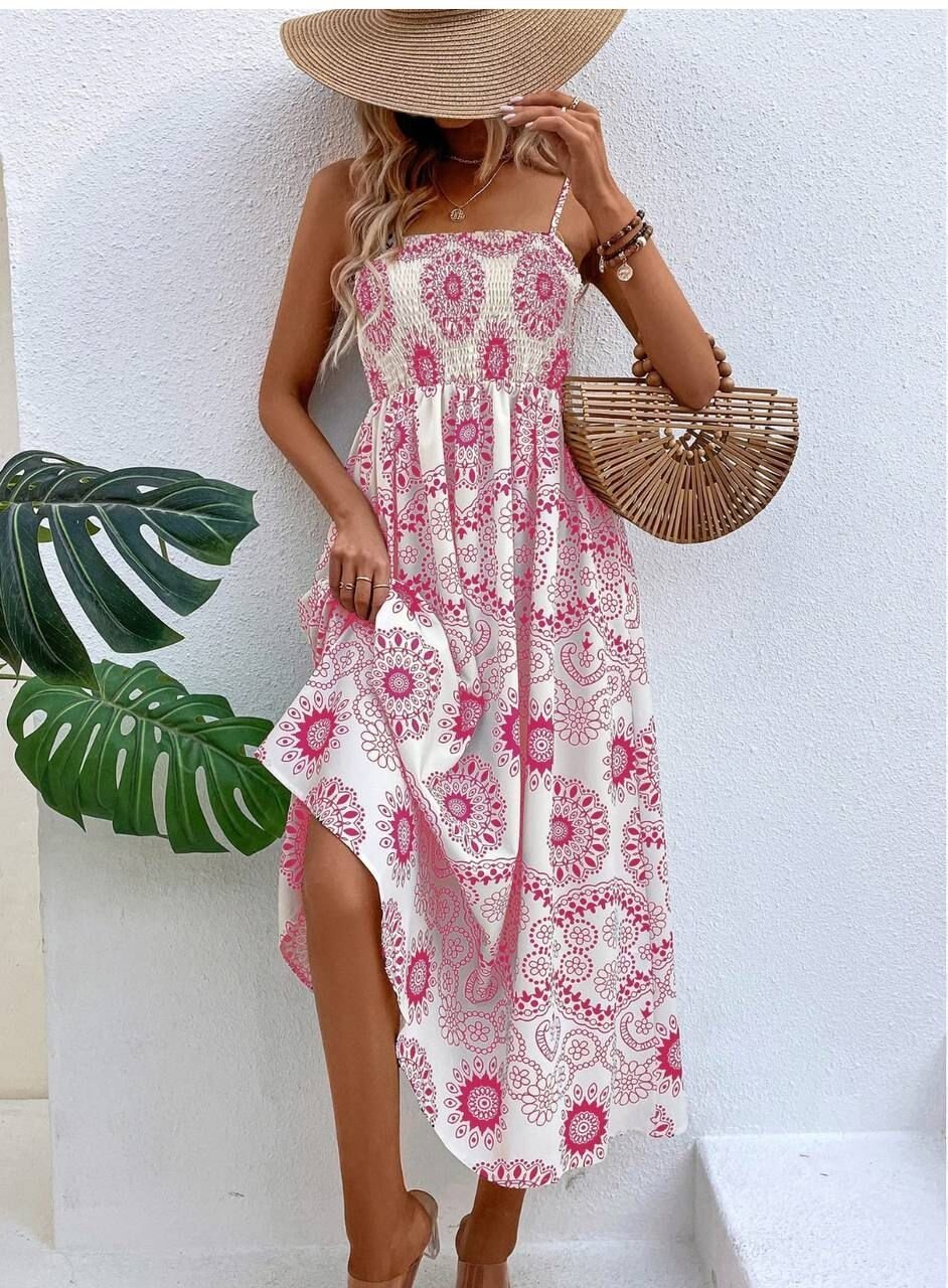 DİJİTAL BASKILI ELBİSE