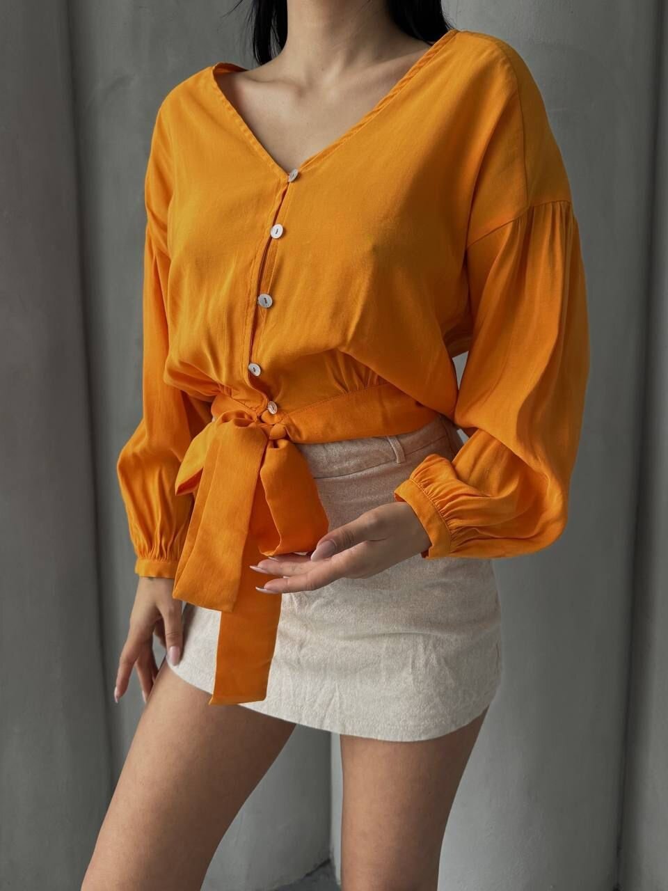 Bağlama Detaylı Gömlek