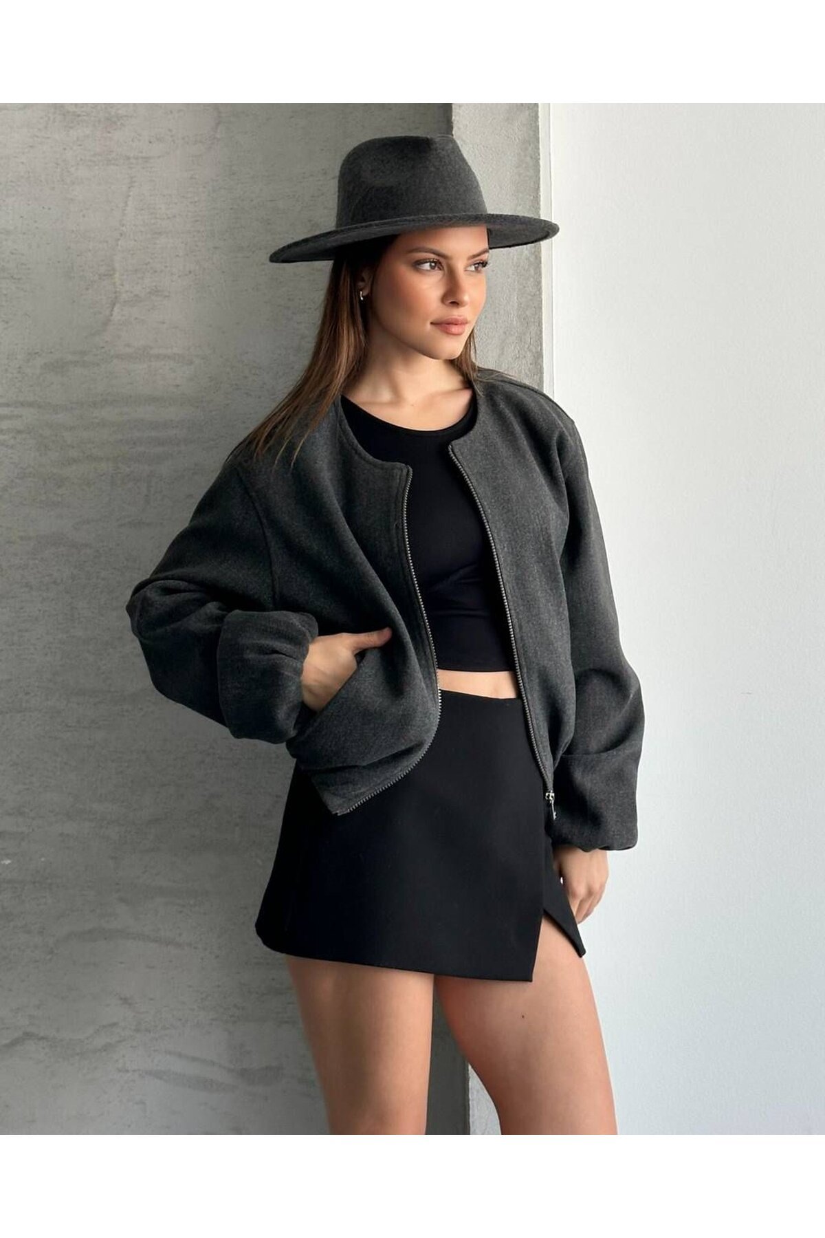 İÇİ PELUŞ KRUVEZE SÜET CEKET