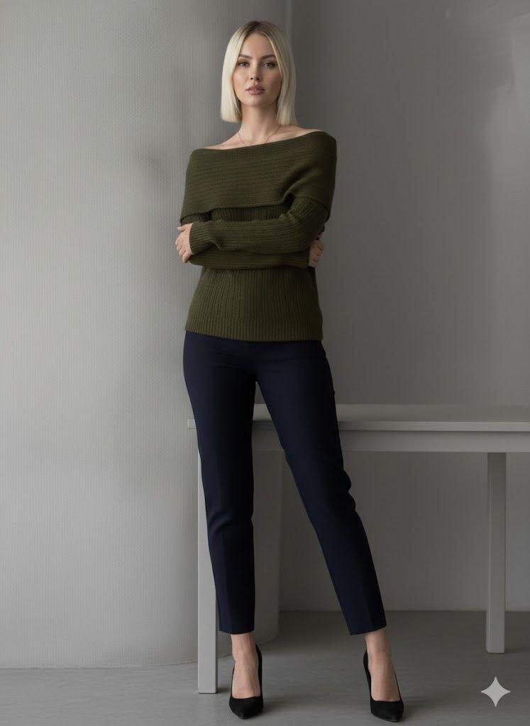 MADONNA YAKA TRİKO KAZAK