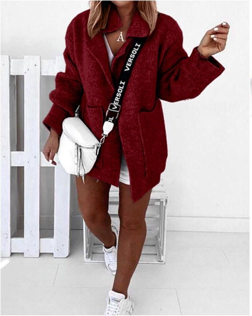 Geniş Cep Tasarımlı Hırka