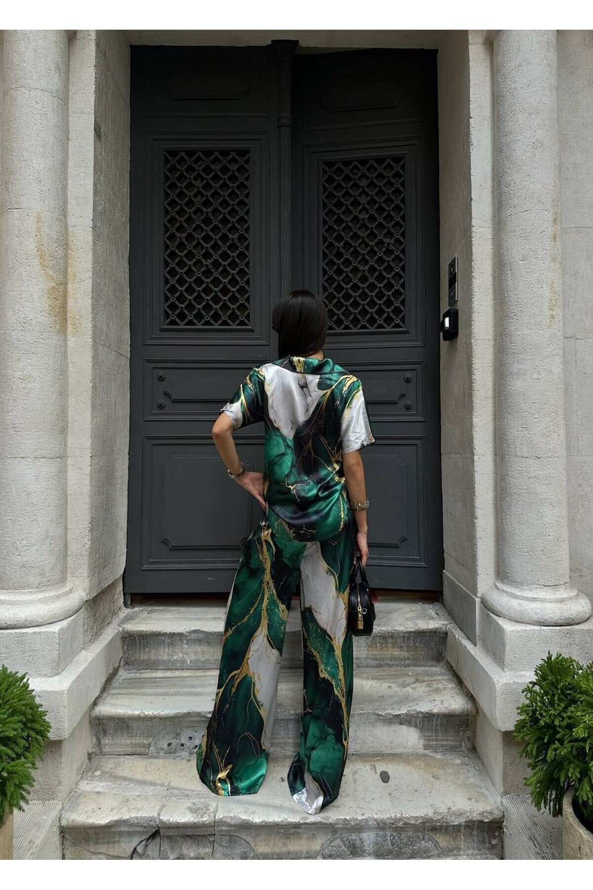 POLO YAKA İKİLİ SATEN TAKIM