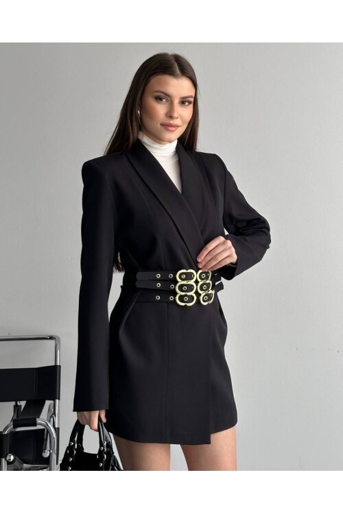 3 KEMERLİ TASARIM CEKET