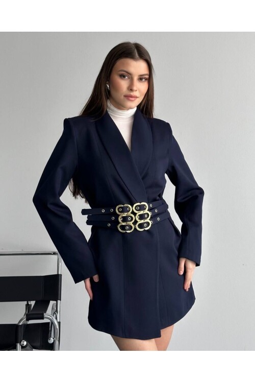 3 KEMERLİ TASARIM CEKET