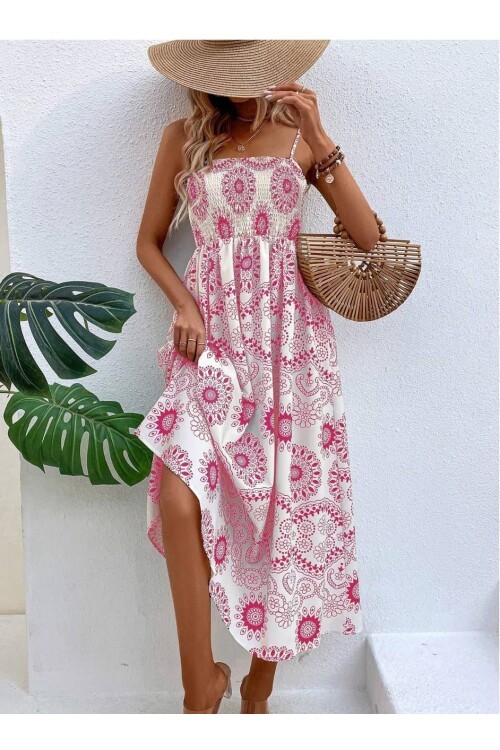 DİJİTAL BASKILI ELBİSE