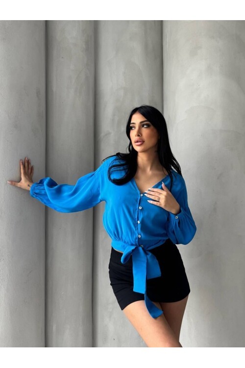 Bağlama Detaylı Gömlek