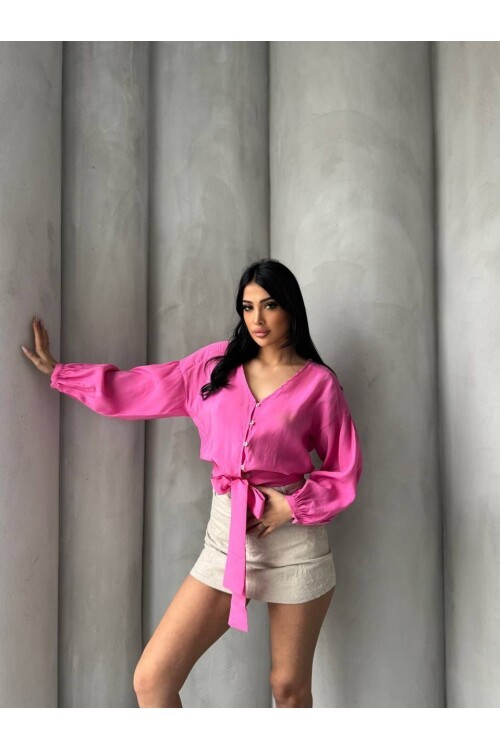 Bağlama Detaylı Gömlek