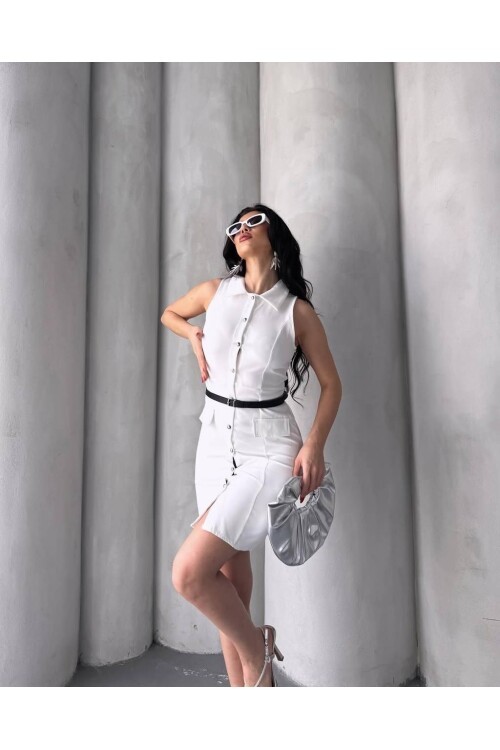 GÖMLEK YAKA ELBİSE