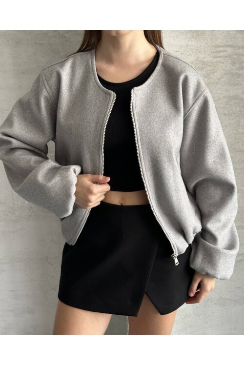 İÇİ PELUŞ KRUVEZE SÜET CEKET