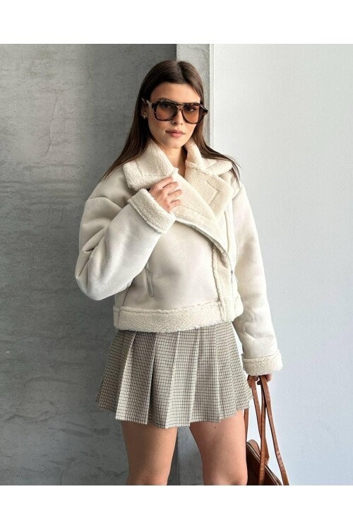 İÇİ PELUŞ KRUVEZE SÜET MONT