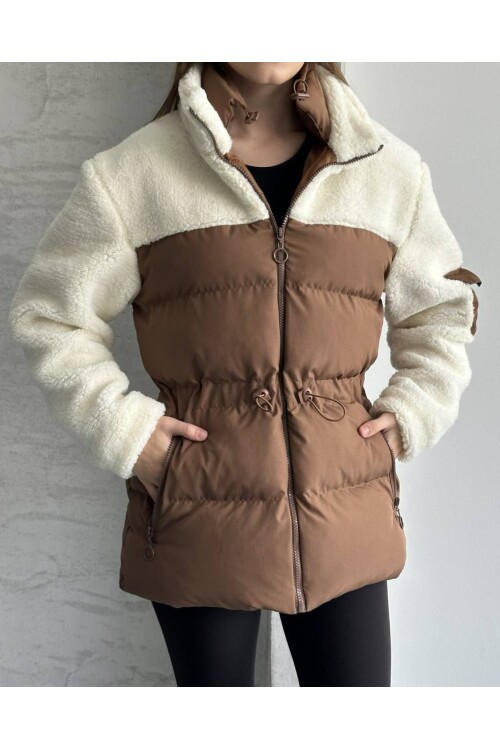 KAPÜTONE SÜET DETAY MONT