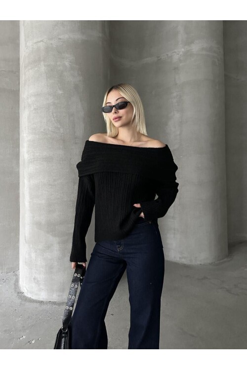 MADONNA YAKA TRİKO KAZAK