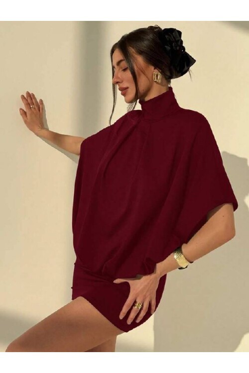 SIRT DEKOLİTE YARASA KOL ETEKLİ