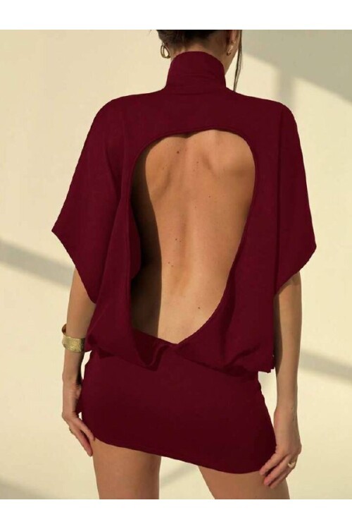 SIRT DEKOLİTE YARASA KOL ETEKLİ