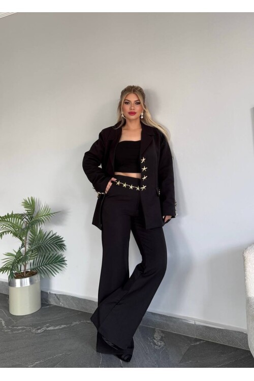 YILDIZ DETAYLI İKİLİ TAKIM