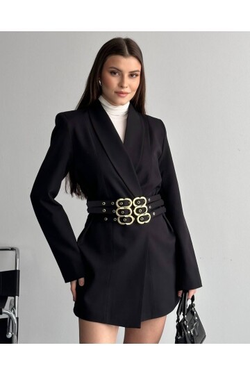 3 KEMERLİ TASARIM CEKET