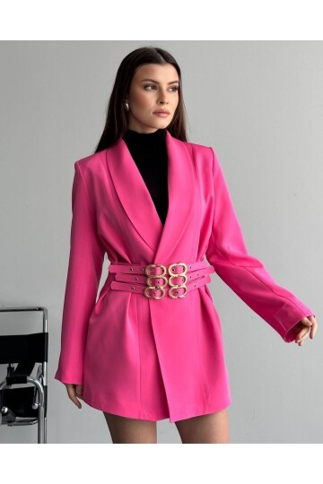 3 KEMERLİ TASARIM CEKET