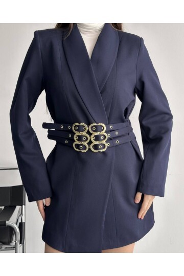 3 KEMERLİ TASARIM CEKET