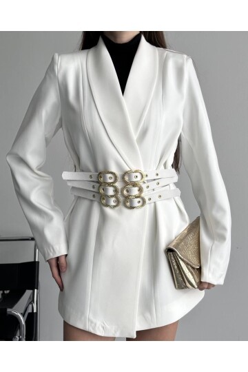 3 KEMERLİ TASARIM CEKET