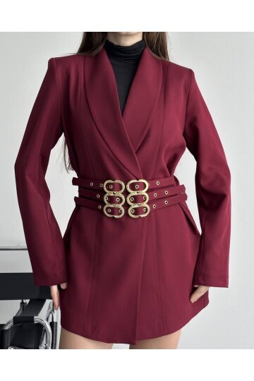 3 KEMERLİ TASARIM CEKET