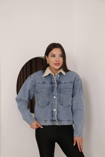 DENİM İÇİ PELUŞ MONT