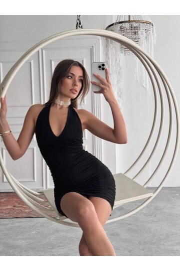 HALTER YAKA ELBİSE