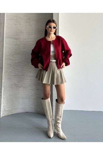 İÇİ PELUŞ KRUVEZE SÜET CEKET