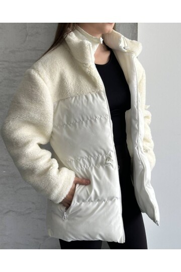 KAPÜTONE SÜET DETAY MONT