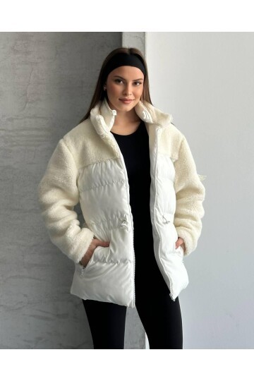 KAPÜTONE SÜET DETAY MONT