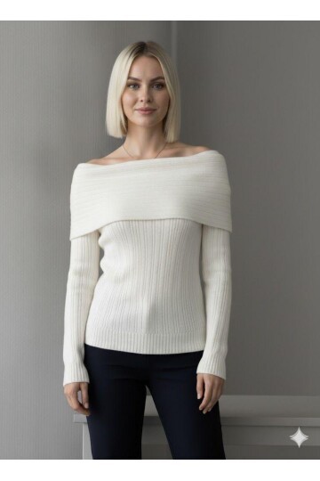 MADONNA YAKA TRİKO KAZAK