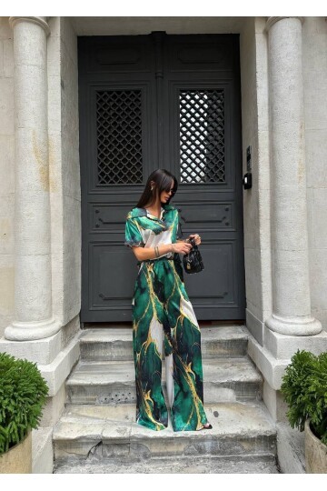 POLO YAKA İKİLİ SATEN TAKIM