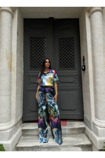 POLO YAKA İKİLİ SATEN TAKIM