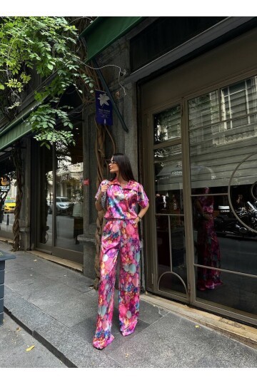 POLO YAKA İKİLİ SATEN TAKIM