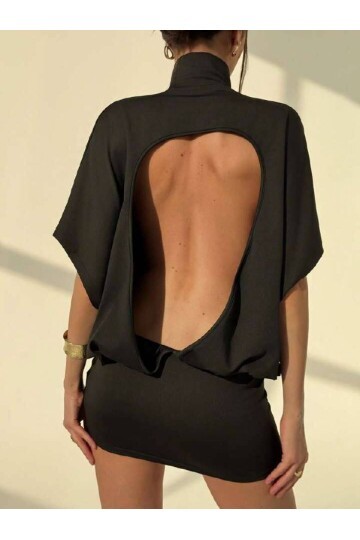 SIRT DEKOLİTE YARASA KOL ETEKLİ