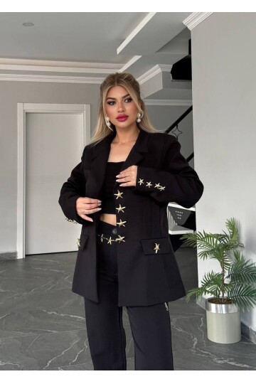 YILDIZ DETAYLI İKİLİ TAKIM